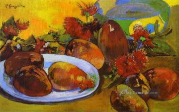 Stillleben mit Mangos Beitrag Impressionismus Primitivismus Paul Gauguin Ölgemälde
